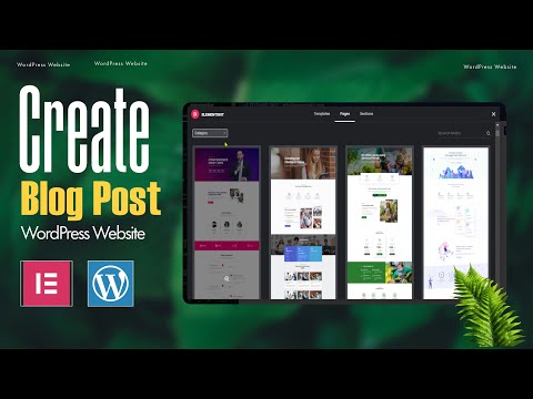How to Make a Blog Website on WordPress | Elementor Tutorial