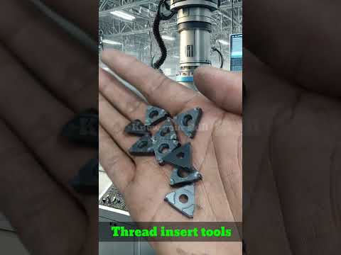 Thread tool insert for CNC Machine #threadcutting #CNC #VMC #lathe #cncinserts