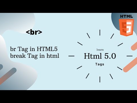 br HTML Hindi | HTML break tag Hindi | HTML 5 br tag | br in HTML Hindi |  break tag in HTML