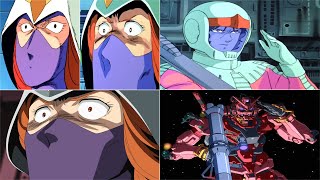 Kycilia Zabi Death (Gundam 1979 VS GQuuuuuuX Comparison)[赤いガンダム ジークアクス キシリア・ザビ 死亡 シャア Char Kills 比較]