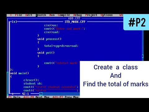 create a class of students and write the program in CPP|c++ tutorial....🤓