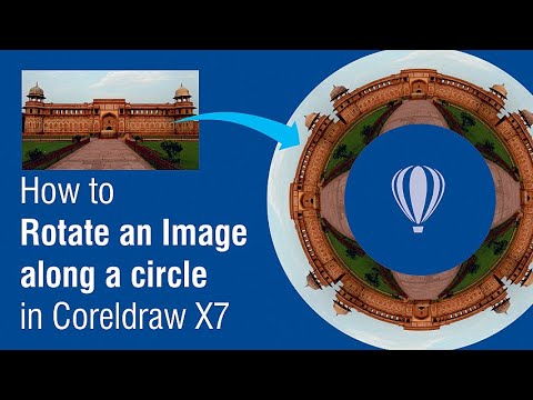 Rotate an image along to a circle in Coreldraw | Corel x7 | corel draw tutorials | GRAPHICSLANCE