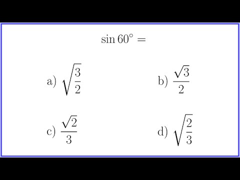 Episode 8 : sine of 60 degrees is …