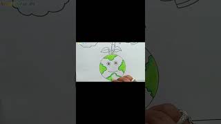 World Earth Day Drawing / World Earth Day Poster Drawing Easy #ytshorts #youtubeshorts #reels