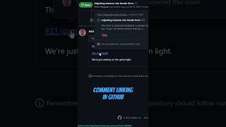Comment Linking in GitHub Explained