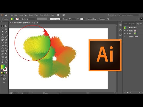 How to Create Realistic 3D Fur Effect in Adobe Illustrator 2021