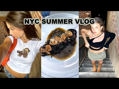 NYC SUMMER VLOG 07 (Lot's of hauls, summer heat, organizing)