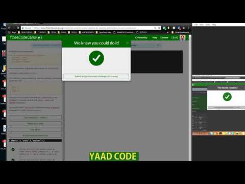 YaadCode: FreeCodeCamp Kingston Jamaica Live Coding Sessions(7th)