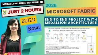 Design MICROSOFT FABRIC Data Project with Medallion Architecture | Lakehouse + Spark + Power BI