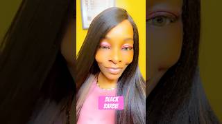 Black Barbie in real life part 2 #makeup #makeupshorts #foryou