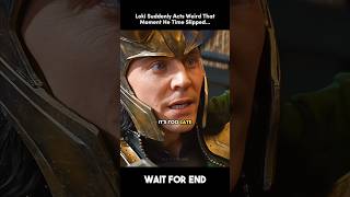 Loki Meet Thor While Timeslipping 🤯 #shorts
