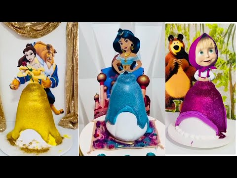 Pull me up doll cake  compilation part  #shorts