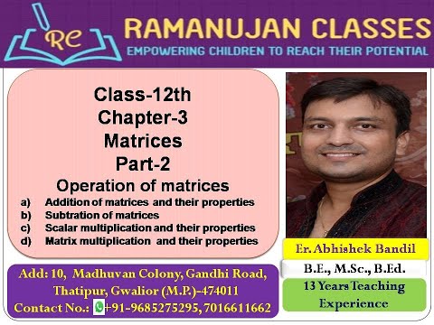 Class 12 chapter 3 matrices part 2
