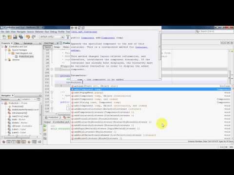 Java Swing Tutorial 07  JComboBox and JList