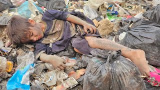Rescue a guy in the garbage transfer it to Ramin's nomadic cottage 💔