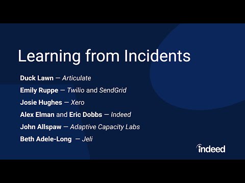 Panel Discussion: Learning From Incidents