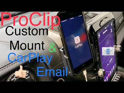 2021 RAM Rebel 5th Gen 1500 ProClip Mount & Best Apple CarPlay Email App - Speaking Email CP