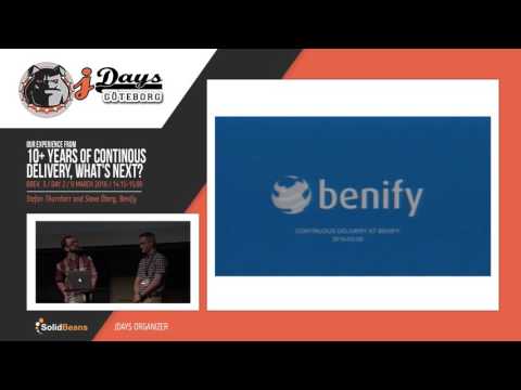 Our Experience from 10+ Years of Continuous Delivery. Speakers: Stefan Thurnherr and Steve Öberg