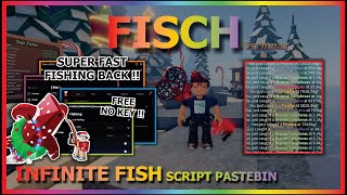 FISCH Script Pastebin 2025 INFINITE FISH, INSTANT FISHING, EZ EVENT, UNDETECTED, FISCHMAS (NO KEY) 🎄