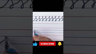 Cursive Writing Pattern #shorts #youtube #cursive