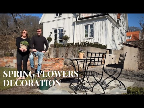 #4 Spring flowers decoration || Decorate my home with spring flowers || Prepare the spring garden