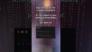 Why you should use REM over PX with typography every day of the week