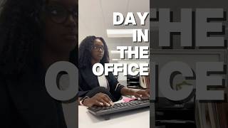 Day in the office 👩🏾‍💻 #workvlog #spendthedaywithme #dayinthelife
