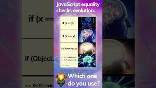 JavaScript equality checks evolution 🧠✨ #js