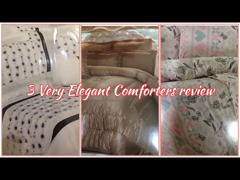 3 Very Elegant Comforters bought in Saudi Arabia review in Hindi/Urdu by Exotic Designs