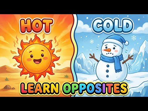 Big vs Small 😲 Opposite Words for Kids | Learn Opposites Fast