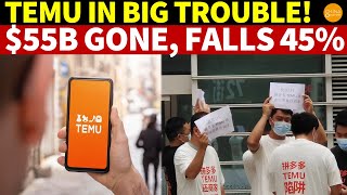 Temu in Big Trouble! Pinduoduo Plummets 45% in Two Days, $55 Billion Market Value Evaporated