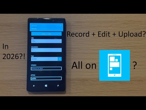 Can you be a YouTuber using only a Windows Phone in 2026?
