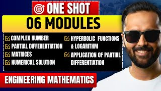 ALL 6 MODULES | Engineering Mathematics Mathematics | ONESHOT | Pradeep Giri Sir
