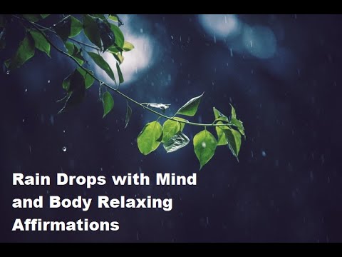 Rain Sound with Affirmations