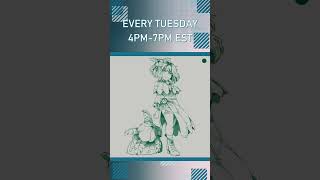 Stream schedule!!! #art #characterdesignchallenge #pokemon