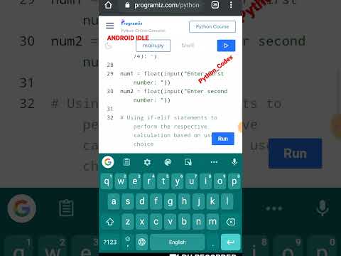 Creating A Snake And Ladder Game With An Android IDLE  #coderslife #science #code #coder #python