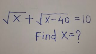 Nice Algebra Math Simplification | Find Value Of X=? #mamtamaam