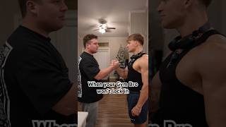 Gym Bros keep each other locked in😤 #youtubeshorts #youtubeviral #fitness #skits #gymbro
