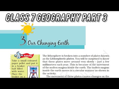 Class 7 geography ch 3 (Our Changing Earth) Part 3 | In Hindi | Fluent learning