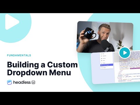 Building a Custom Dropdown Menu with Headless UI React and Tailwind CSS