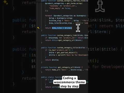 Coding a WooCommerce theme step by step with a 13 years experienced Wordpress dev #wordpress #coding