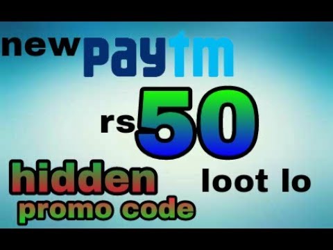 hidden offerget rs 50 caseback offer paytm new promo code!!