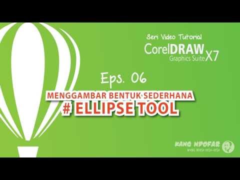 Menggambar dengan Ellipse Tool CorelDraw X7