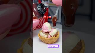 Let’s make Ice Cream! 🎯 @officialminiverse Make It Mini ​⁠#miniverse #miniature #shorts