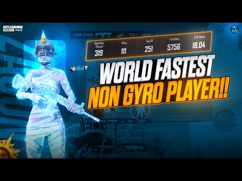 WORLD FASTEST NON GYRO PLAYER 🥵 | 41 KILLS IN INTENSE CONQUEROR LOBBY | BGMI