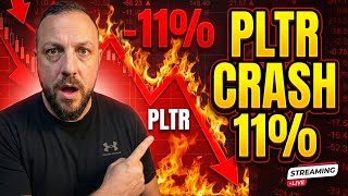 PLTR CRASHES 11%! 🚨 Why "Good" Earnings Weren't Enough (Update)