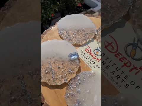 #resin #coaster #stepbystep #aesthetic #india #resinart #effects #artandcraft#class #trending#viral
