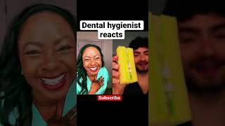 Hygienist reacts to @dentaldigest 🟣 #shorts #fatglob