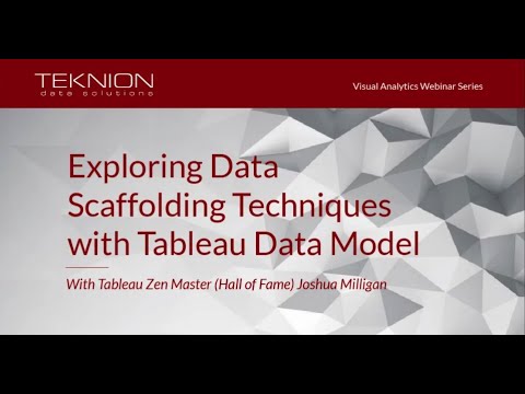 Exploring Data Scaffolding Techniques with Tableau Data Model