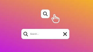 Create a Click-to-Open Search Bar with Clear Button | Full CSS & JavaScript Tutorial